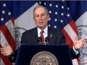 Mayor Michael Bloomberg delivering his final budget speech. (Photo: nyc.gov)