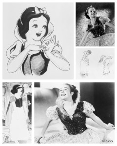 Champion with drawings of Snow White. (© Disney)