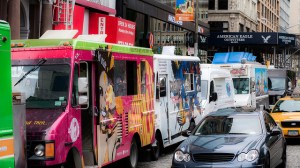Food truck row. (Flickr)