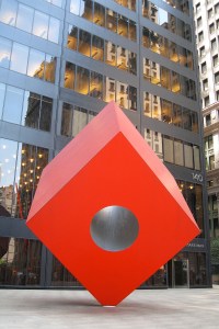 A Noguchi sculpture in Midtown.