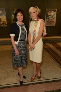 Pam Schafler and Mika Brzezinski.