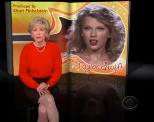 Two-year-old Taylor tales. (CBS)