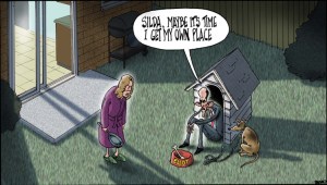Mr. Delonas' latest cartoon. (Via The New York Post).