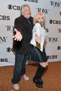 Harvey Fierstein and Cyndi Lauper.