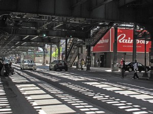 The underneath of the subway stop where Ray Bou preaches (via cactusbones)