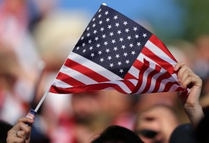 There will be no flag-waving at P.S. 90's pre-K graduation ceremony.