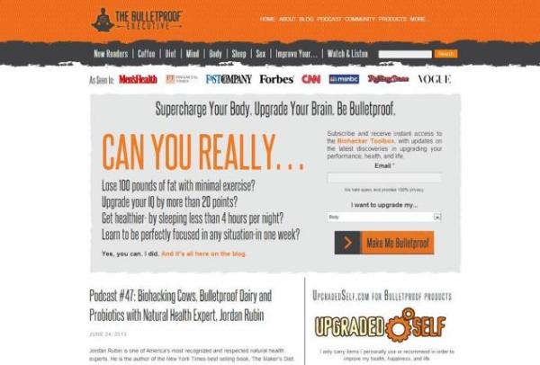 Screengrab from bulletproofexec.com