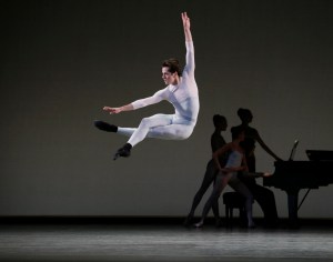Robert Fairchild in Justin Peck’s 'In Creases.' (Photo by Paul Kolnik/City Ballet)