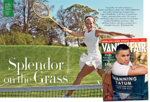 Pippa's new gig. (Photo via VF.com)