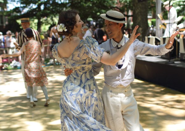 Dancers at the Jazz Age Lawn Party on Governors Island. (Paul Stein)