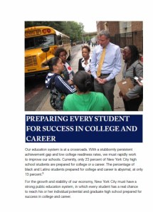 A page from Bill de Blasio's new policy book.