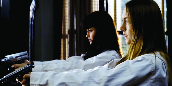 Alexis Bledel and Saoirse Ronan in Violet and Daisy. 