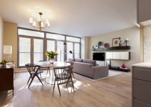 Brokers have been hauling the furniture around at Chelsea condo Citizen.