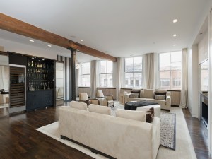 It just wouldn't be SoHo without a wood beam.