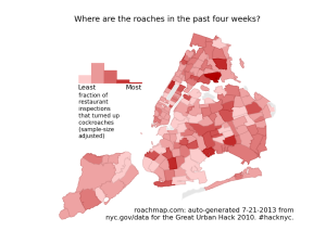  New York City Roach Map