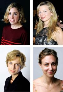 Clockwise: Sia Michel, Julie Bloom, Danielle Mattoon, Pamela Paul