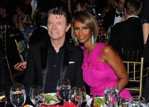 Bowie and Iman. (Getty Images)