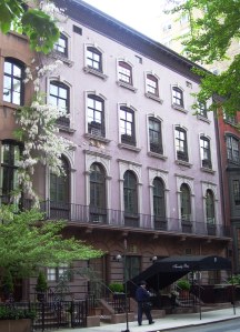 Three townhouses were combined to create the co-op building at 19-23 West 9th Street.