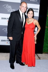 Jamie Shupak and Brian Stelter (photo credit: Patrick McMullan)
