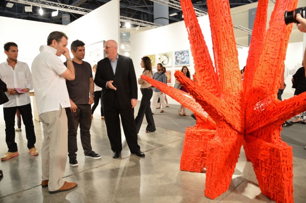 Would it look good over the couch? The Sean Kelly Gallery shows at Art Basel.  (Photo: Getty)