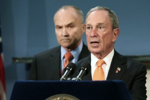 Mayor Bloomberg and Commissioner Kelly. (Photo: Spencer Platt/Getty Images) 