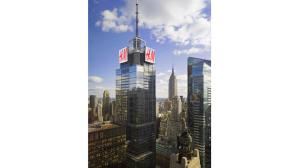 A rendering of 4 Times Square's upcoming advertising space.