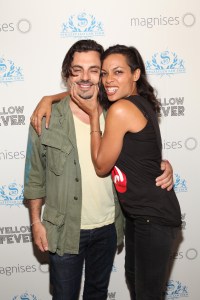 Rosario Dawson and Jamison Ernest. (Hal Horowitz)