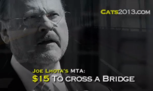 A scene from one of the two ads.