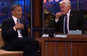 Barack Obama and Jay Leno (NBC)