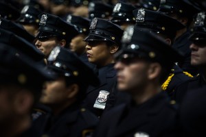 NYPD cadets. (Photo: Getty)