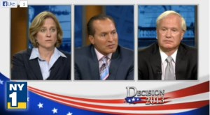 The candidates facing off on NY1.