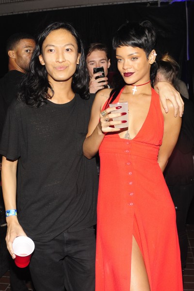 Alexander Wang and Rihanna after-partying. (Photo: Patrick McMullan)
