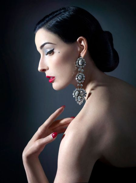 Dita von Teese Bares All