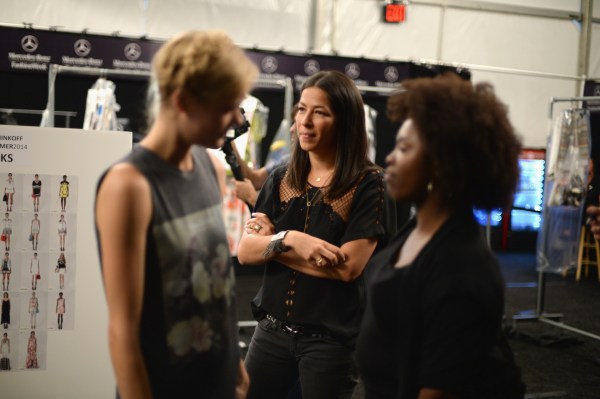 Seen Around Lincoln Center - Day 2 - Mercedes-Benz Fashion Week Spring 2014