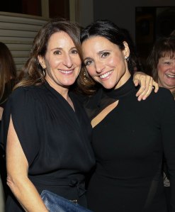 Nicole Holofcener, left, with Julia Louis-Dreyfus. (Photo by Rob Kim/Getty Images)