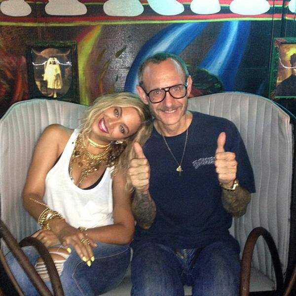 Beyonce and Terry Richardson rode the Spook-A-Rama ride at Deno's Wonder Wheel Amusement Park too. (Deno's Wonder Wheel Amusement Park)
