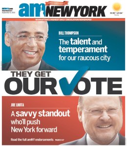 Today's amNewYork. (Photo: Newseum)