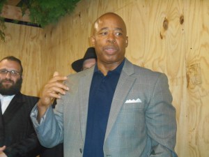 State Senator Eric Adams yesterday.