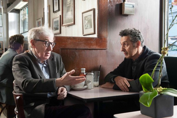Woody Allen and John Turturro in Fading Gigolo.