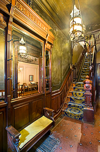 The period details are striking, but we doubt the staircase will look like this in a year.