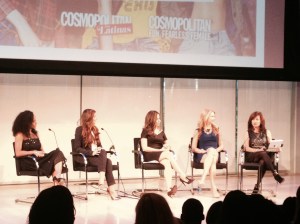 From left to right: Monique Coleman, Chelsea Krost, Maria Ramirez, Christine Hassler, Donna Kilajian Lagani