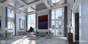 A rendering of the possible townhouse.