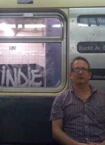 Mr. Hope, a consummate New Yorker, riding the C Train.