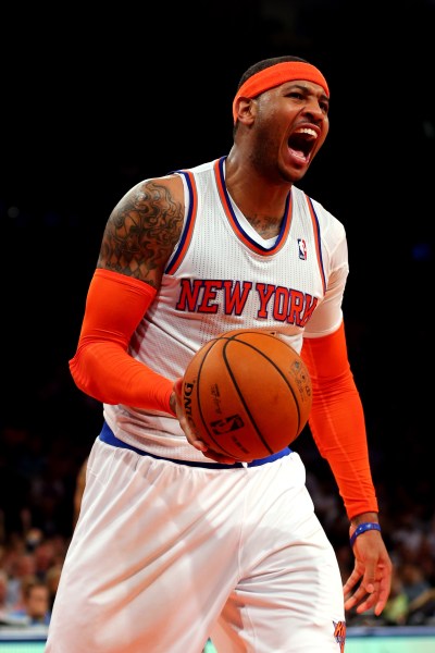 Anthony says he expects to win a title.