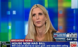 Ann Coulter on Piers Morgan Live last night.