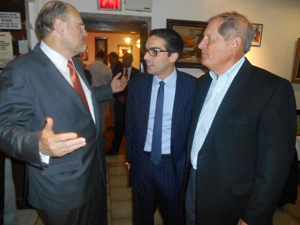 Joe Lhota with Councilman Eric Ulrich and ex-Congressman Bob Turner.