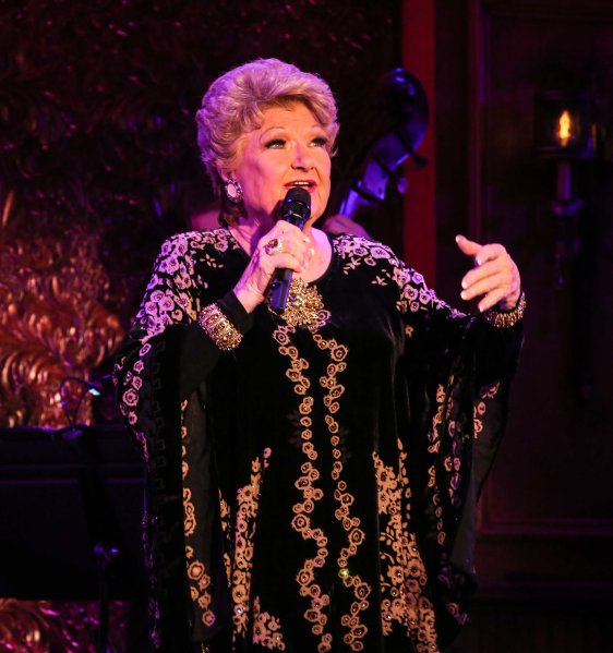 Marilyn Maye holds court at 54 Below. (Photo by Stephen Sorokoff)