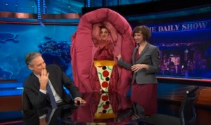 The most delicious kind of costume. (Comedy Central)