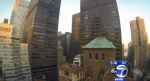 View from the drone. (Photo: WABC)