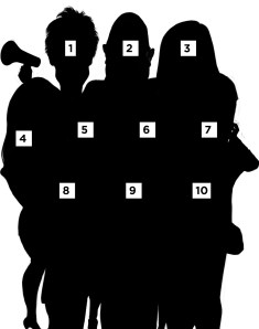 Who's Who in the Power 50 Illustration